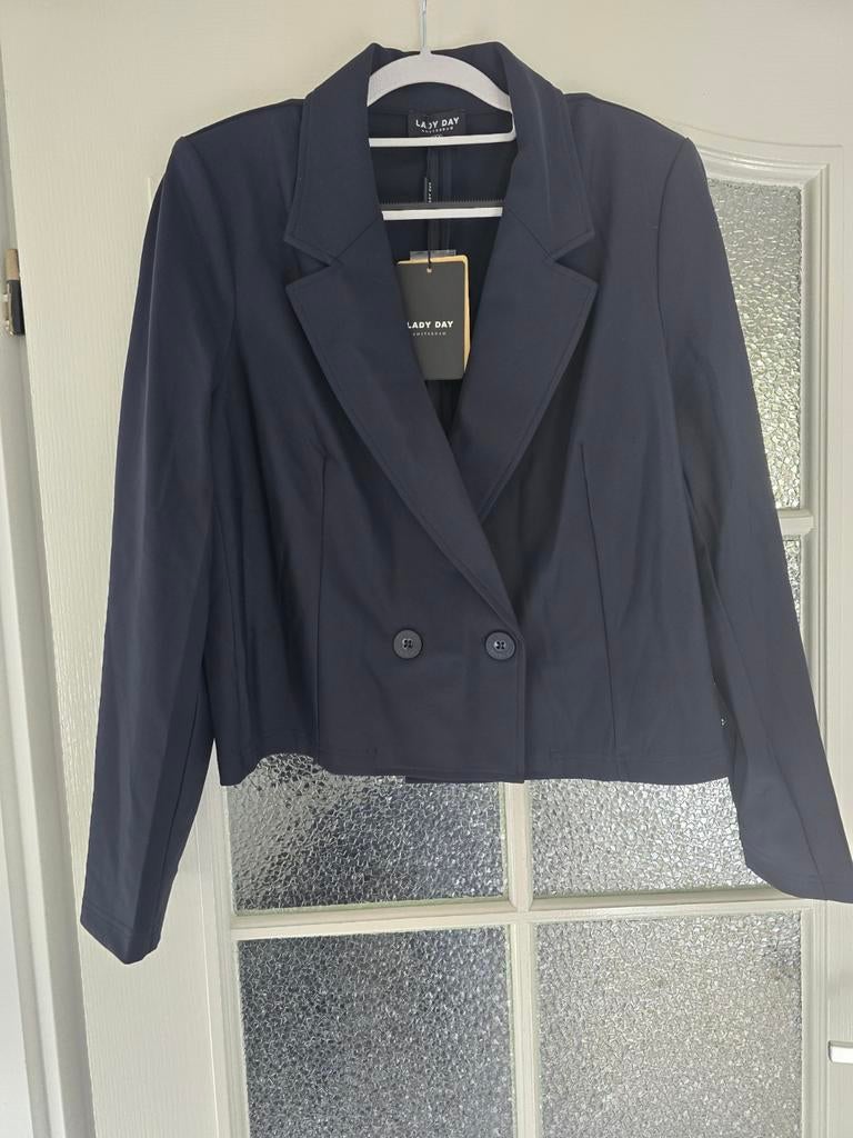 Nieuw lady day 3xl blazer sam bonded blauw, Ophalen of Verzenden, Nieuw, Maat 46/48 (XL) of groter, Blauw