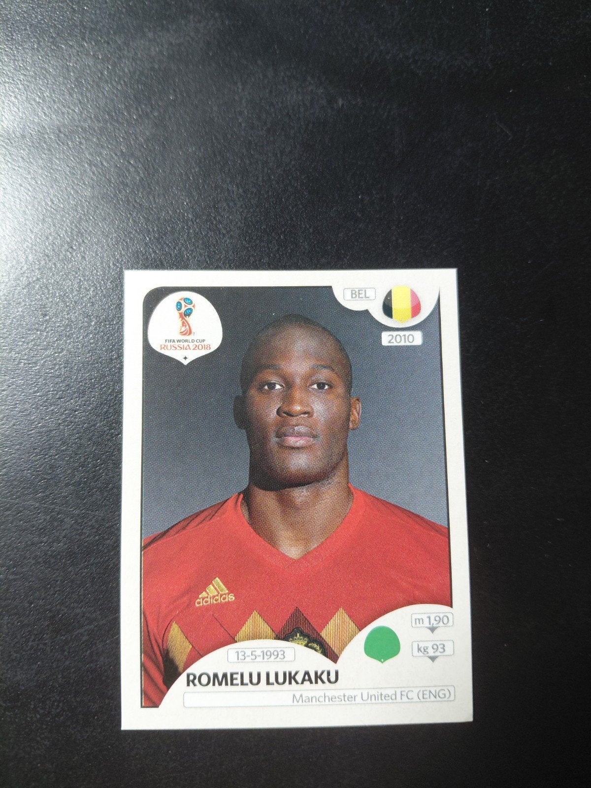 Romelu lukaku (belgie) panini wk 2018, Verzenden, Nieuw, Buitenlandse clubs, Poster, Plaatje of Sticker