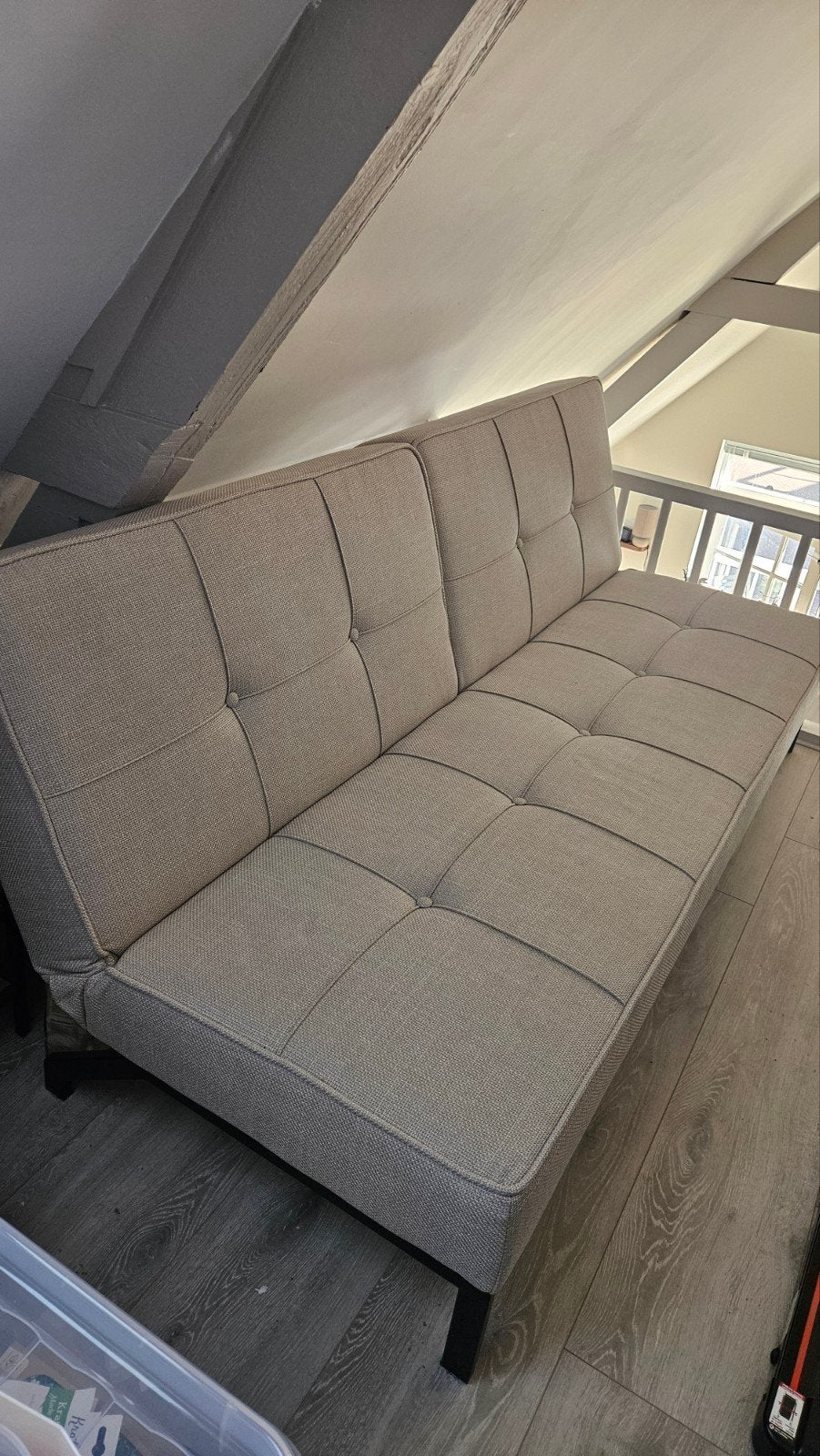 Comfortabele slaapbank, Ophalen, Tweepersoons, Zo goed als nieuw, 180 cm