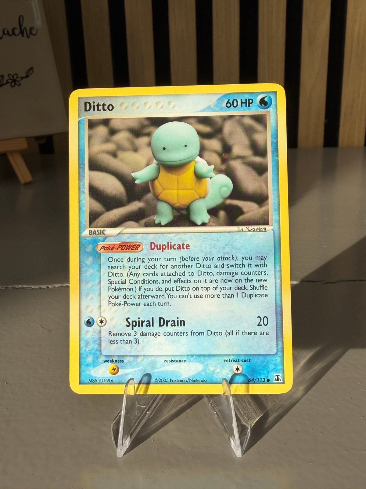 Ditto 64/114 Delta Species Squirtle, Ophalen of Verzenden, Zo goed als nieuw