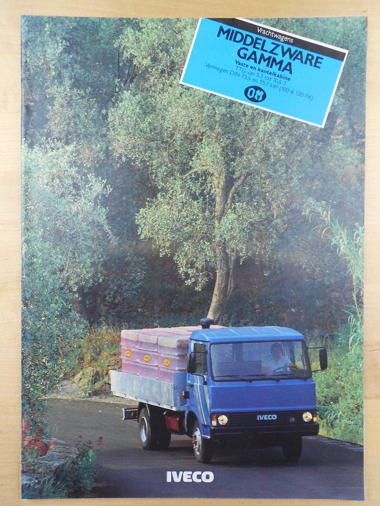Iveco Z-Range Brochure 1982 – Zeta OM, Boeken, Iveco, Ophalen of Verzenden, Zo goed als nieuw, Overige merken