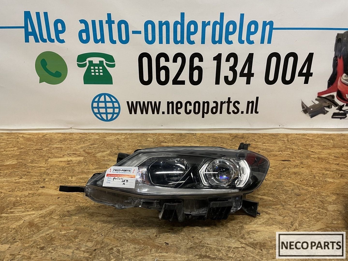 NISSAN PULSAR LED KOPLAMP LINKS ORIGINEEL 26060-3ZL5A, Gebruikt, -, -, Ophalen of Verzenden