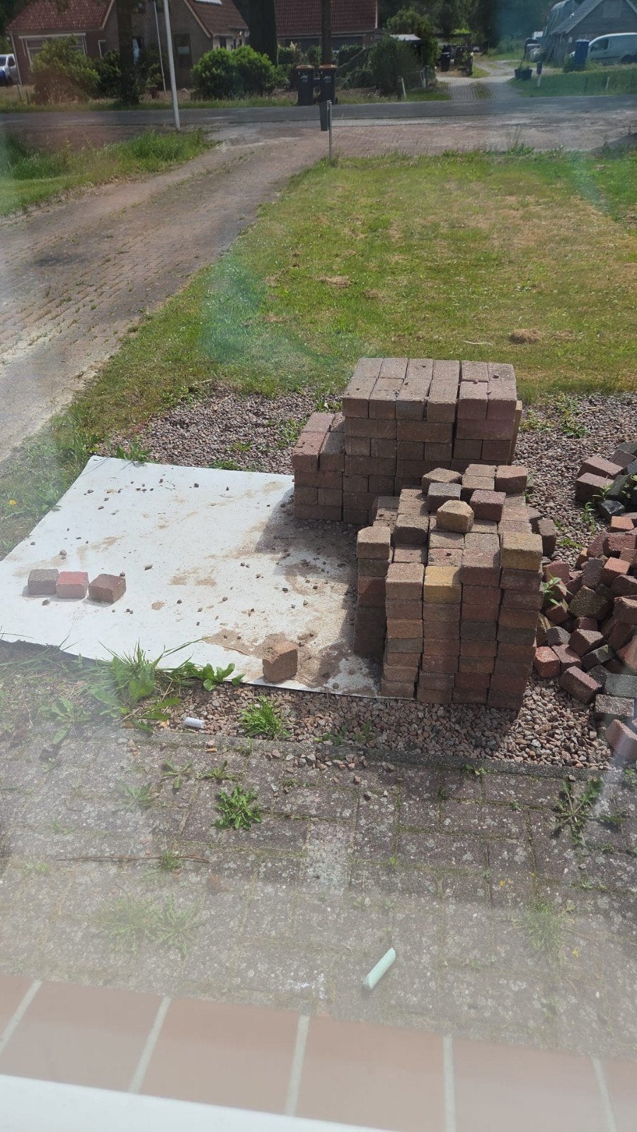 Gratis koppelstones, Ophalen, Gebruikt, Beton, Klinkers