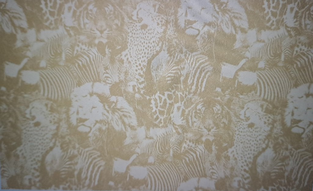 AS Creation Jungle behang 106 cm breed, Ophalen, Vliesbehang, Goud, Dieren
