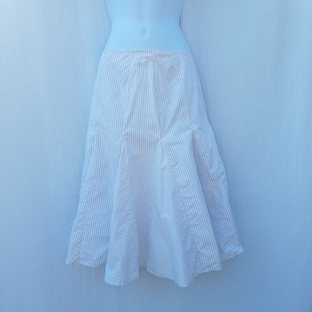 Mooie rok wit beige gestreept . Mt 38. Merk Bandolera, Maat 38/40 (M), ., Wit, Ophalen of Verzenden