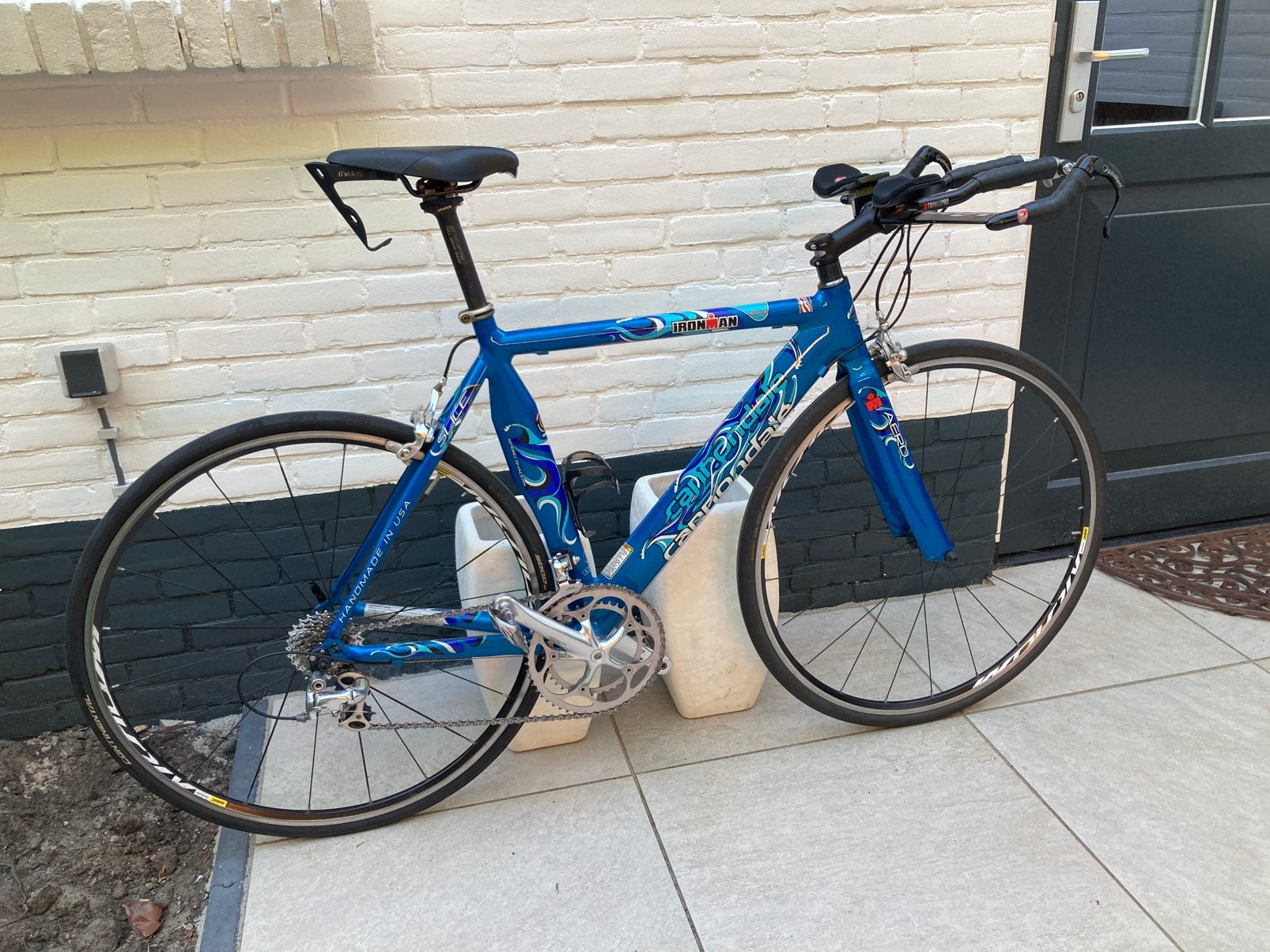 Cannondale Slice Ironman triathlon / tijdritfiets, Fietsen en Brommers, 28 inch, Velgrem, Aluminium, Zo goed als nieuw