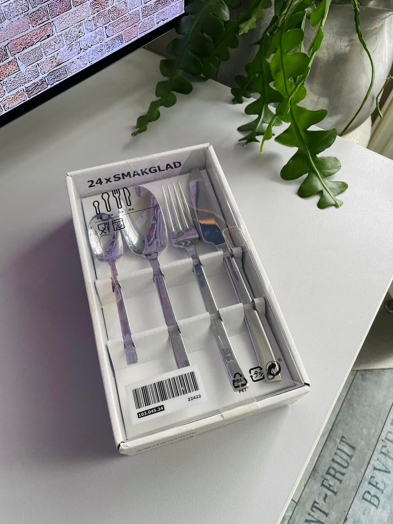 IKEA SMAKGLAD 2014 Nieuw in Doos, Ophalen of Verzenden, Zo goed als nieuw, Rvs of Chroom, Vaatwasserbestendig