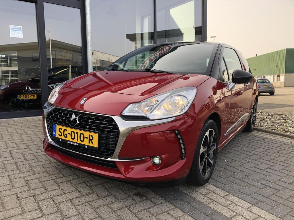 Citroen DS3 1.2 82PK SO CHIC : APPCARPL/NAVI/CLIMA/LED/ 2XPD, Auto's, Citroën, Voorwielaandrijving, Stof, Gebruikt, 1199 cc