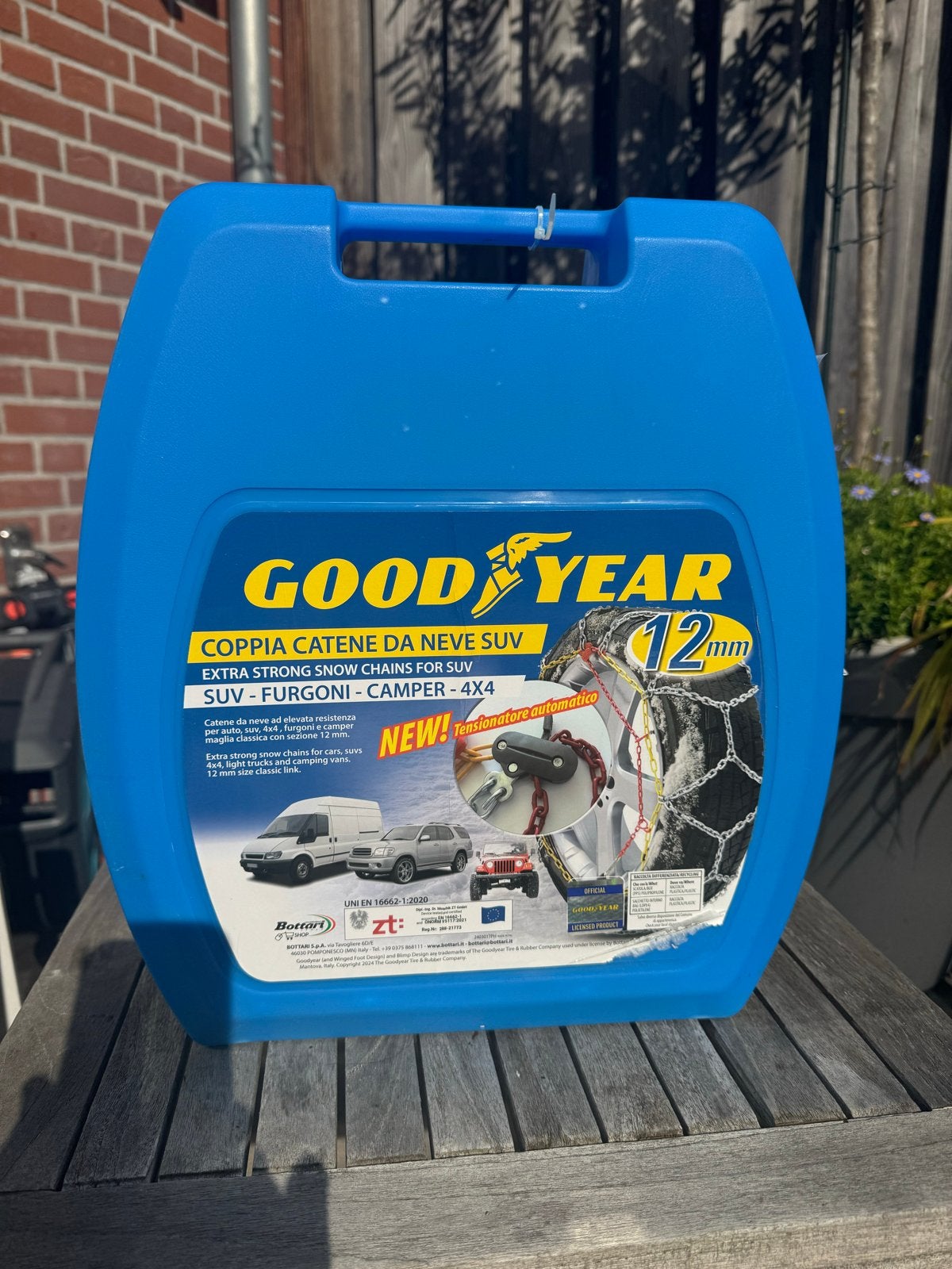 Goodyear sneeuwkettingen 12mm - Nieuw in doos, Auto diversen, Ophalen, Nieuw