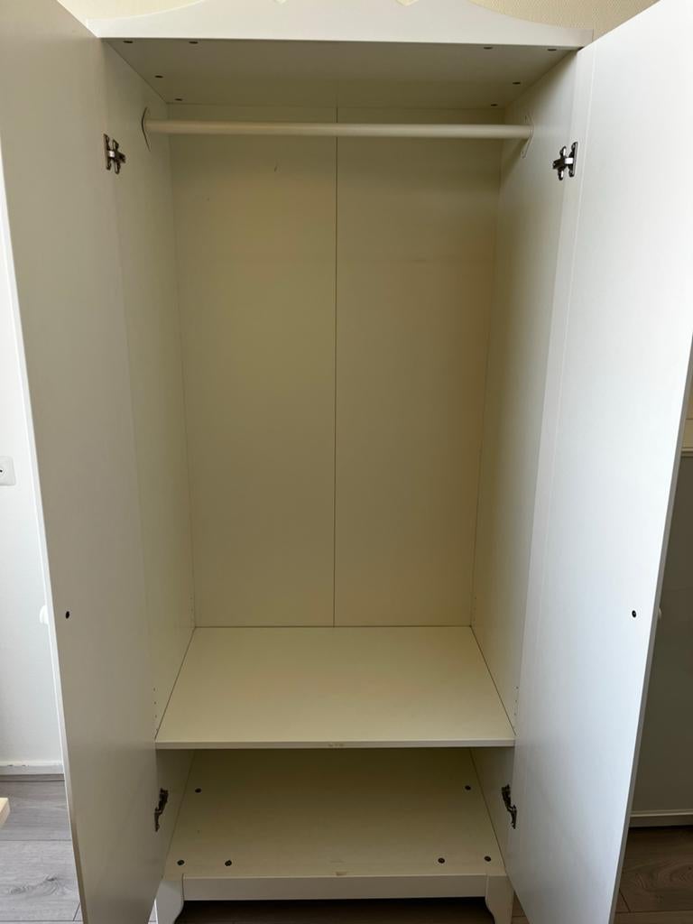 Ikea Hensvik/Smagora Kledingkast Wit - 80x181x50 cm, Huis en Inrichting, Ophalen, Gebruikt, 50 tot 100 cm, 150 tot 200 cm