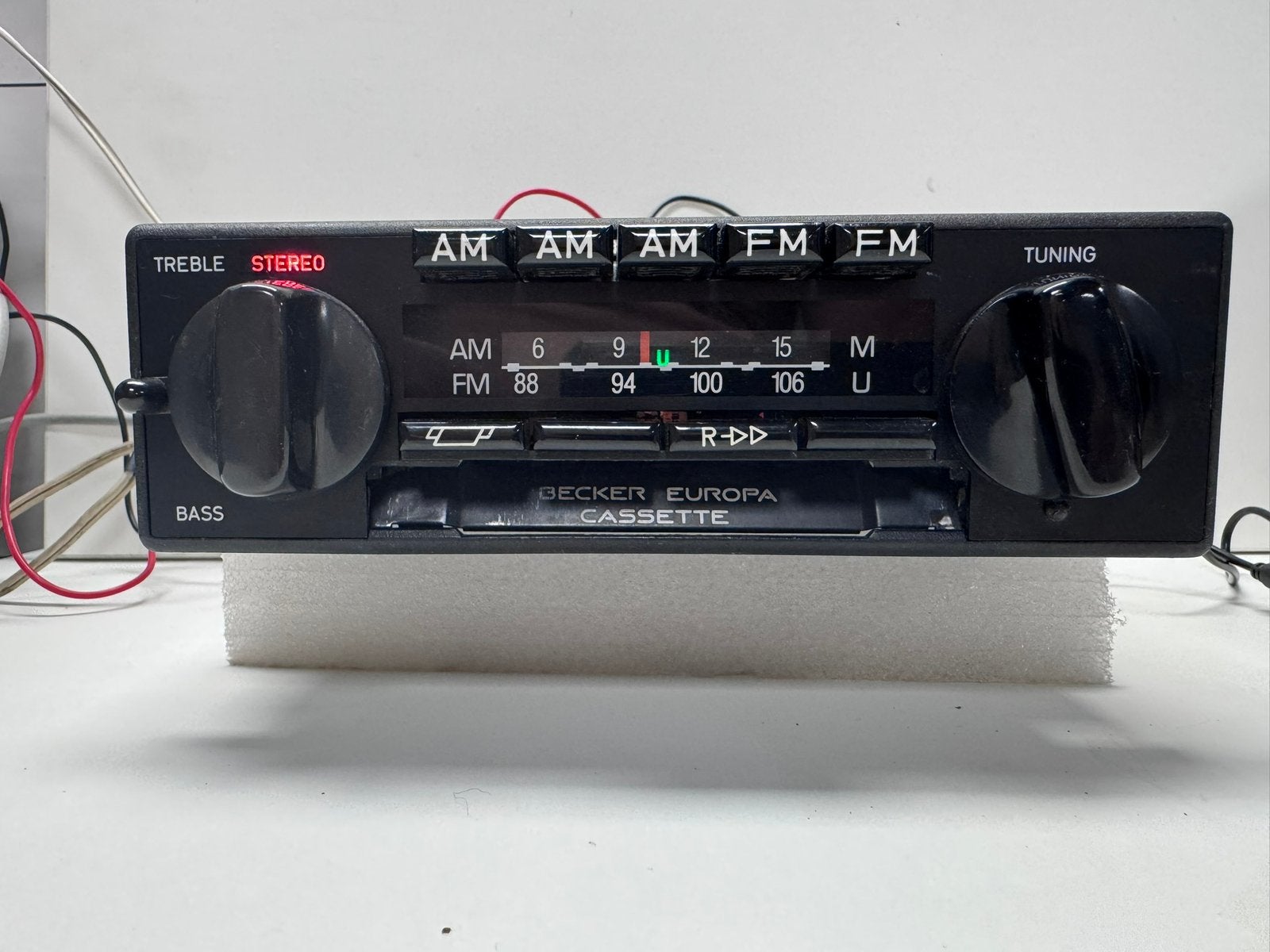 Becker Europa Voll Stereo – Radio, Cassette én Bluetooth, Ophalen of Verzenden, Gebruikt