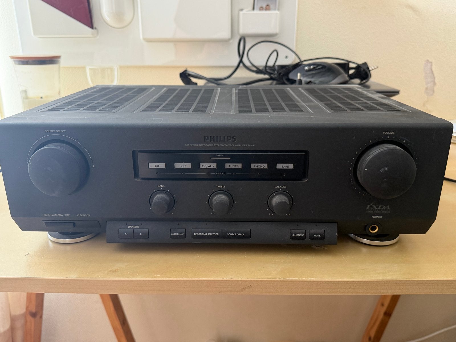 Philips FA931 Versterker - 900 Serie Geïntegreerde Stereo, Audio, Tv en Foto, Gebruikt, 60 tot 120 watt, Stereo, Ophalen