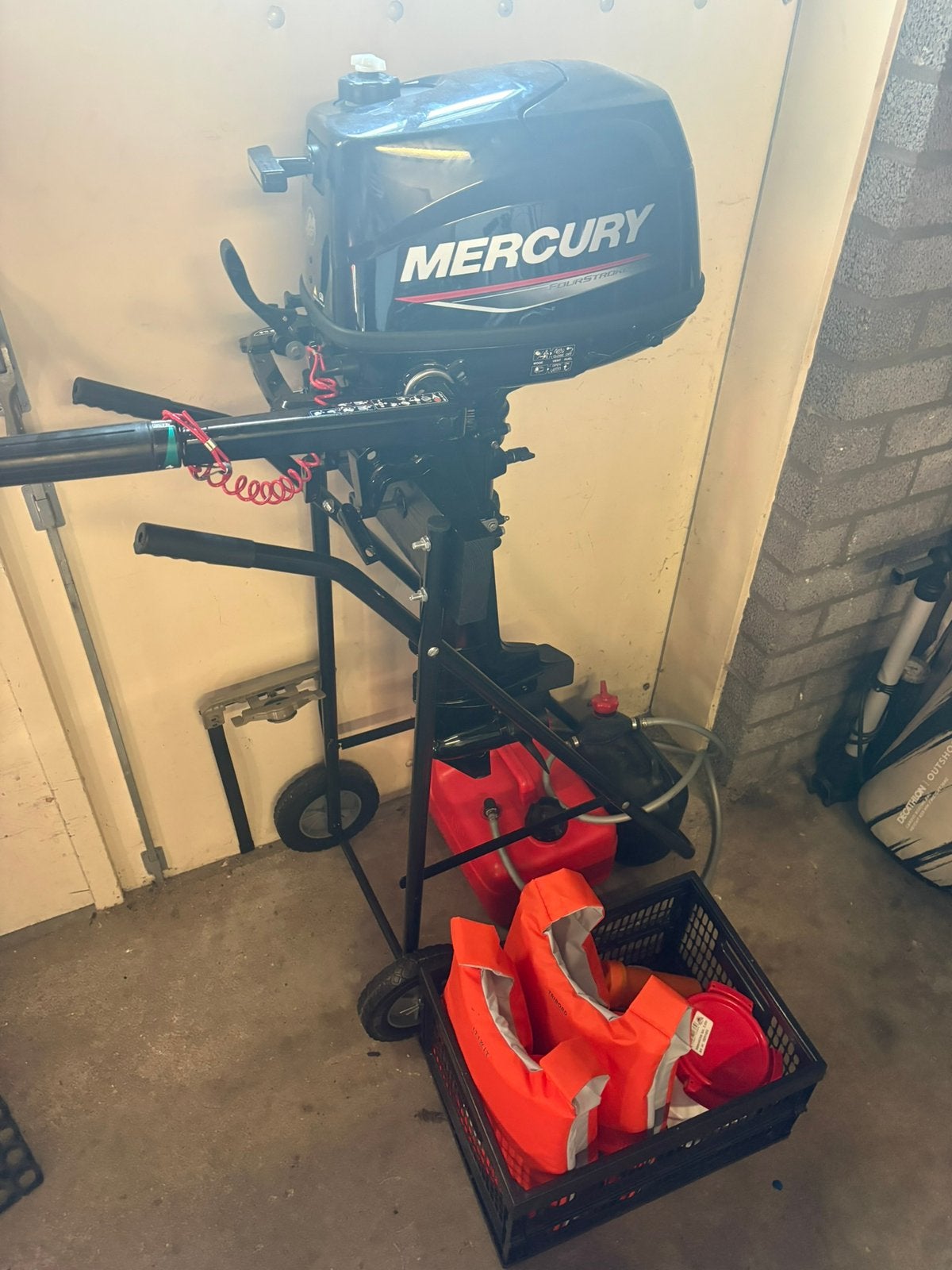 Mercury 5pk, Ophalen, Zo goed als nieuw, Motor en Techniek, Motorboot