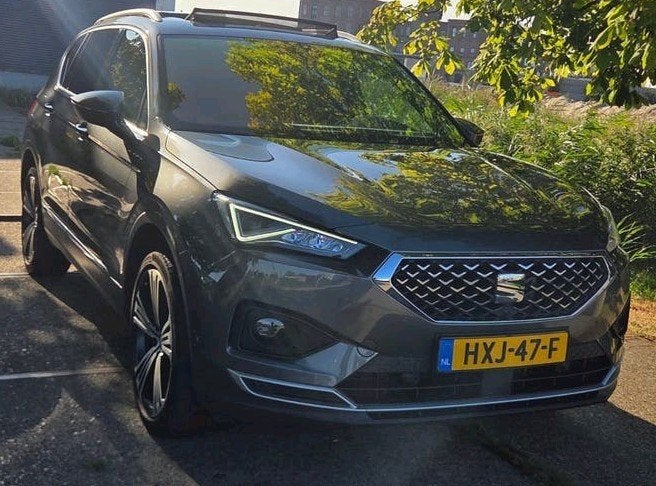 SEAT Tarraco 2.0 TSI 4Drive DSG 7-Persoons |360camera Leder, Auto's, Seat, Automaat, Zwart, 1984 cc, 7 stoelen
