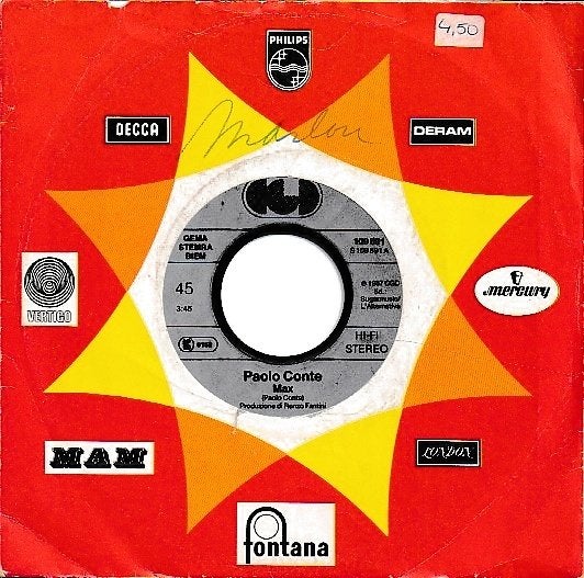 Paolo Conte - Max, Ophalen of Verzenden, Gebruikt, 7 inch, Pop