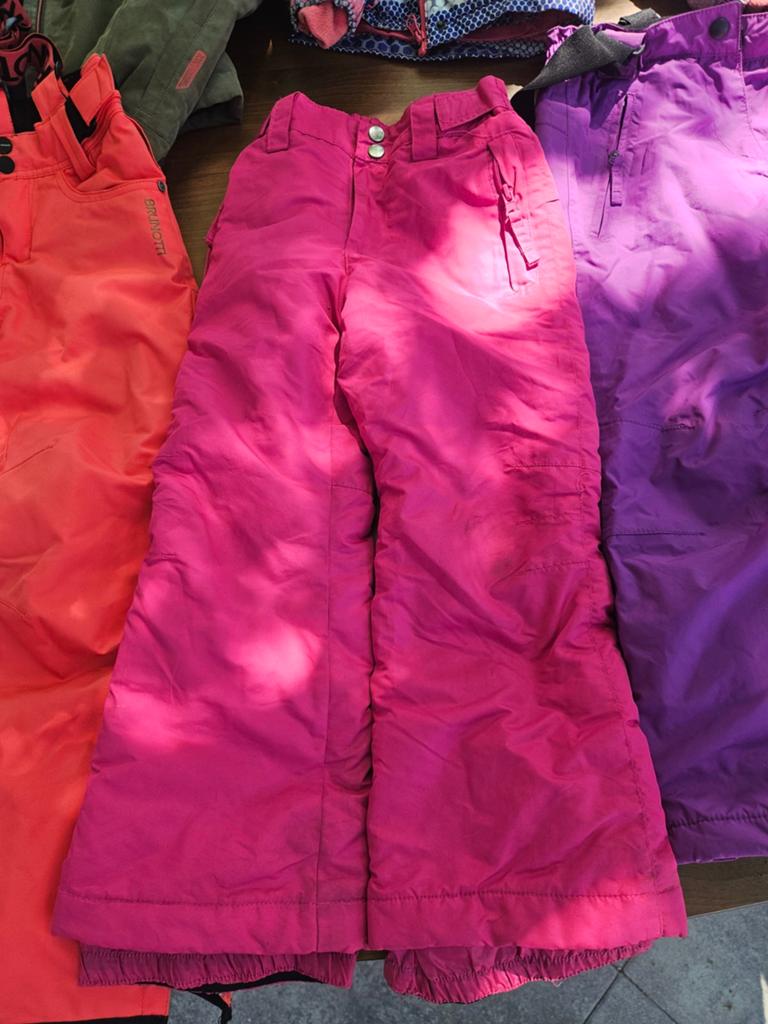 Roze ski broek voor meisjes - Maat 110, Ophalen of Verzenden, Gedragen, Maat 34 (XS) of kleiner, Broek