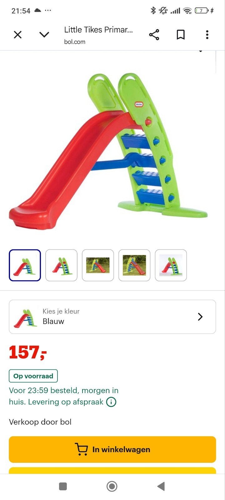 little tikes XXL glijbaan als nieuw., Ophalen of Verzenden, Glijbaan
