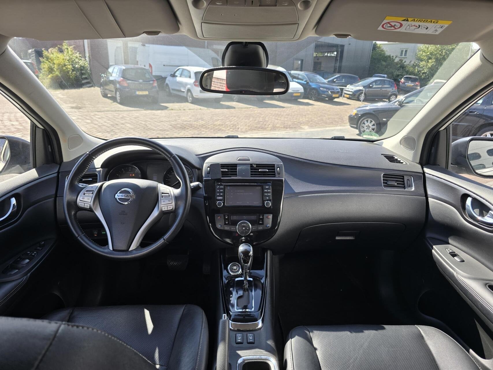 Nissan Pulsar 1.2 DIG-T Tekna Automaat Navi/360 cam/Trekhaak, Auto's, Gebruikt, 4 cilinders, Met garantie (alle), 116 pk