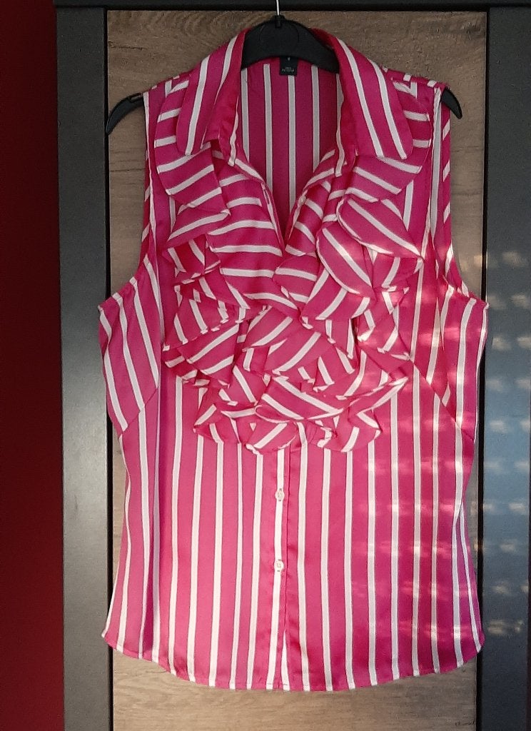 Dames blouse - maat S - pink, wit, Meerkleurig, Ophalen of Verzenden, Zo goed als nieuw, Ralph Lauren