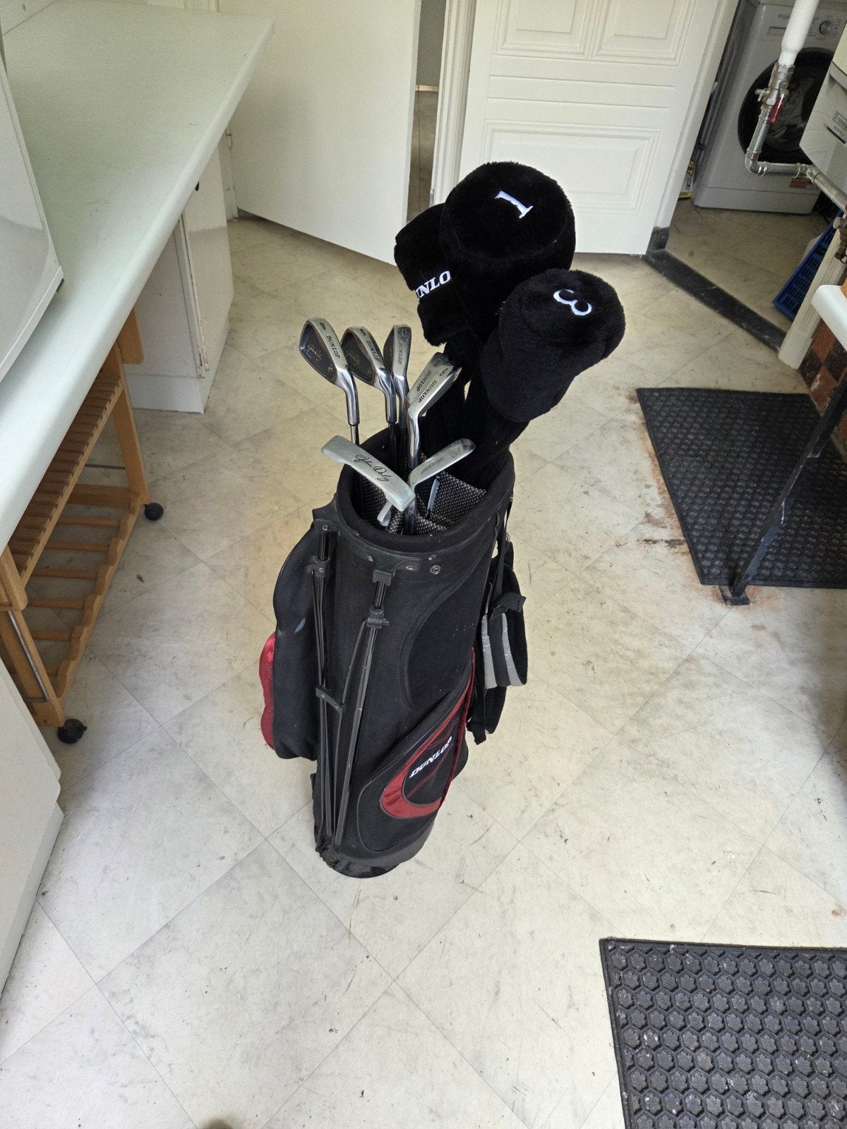 Beginner Dunlop Golfset met Tas, Clubs en Accessoires, Ophalen, Gebruikt, Set