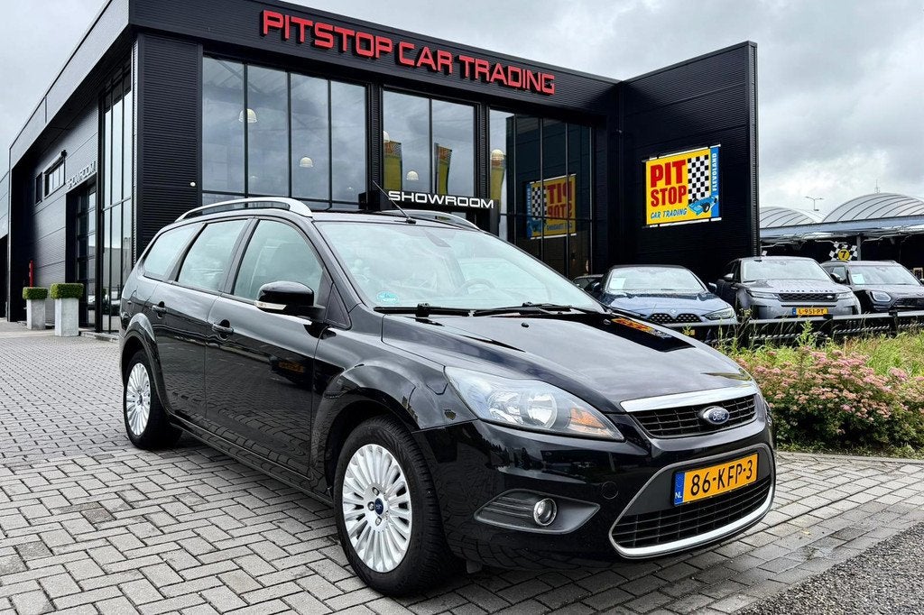Ford Focus Wagon 1.8 Limited, 125 PK NL Auto, Naviagtie, Goe, Auto's, Euro 5, Gebruikt, Zwart, 4 cilinders