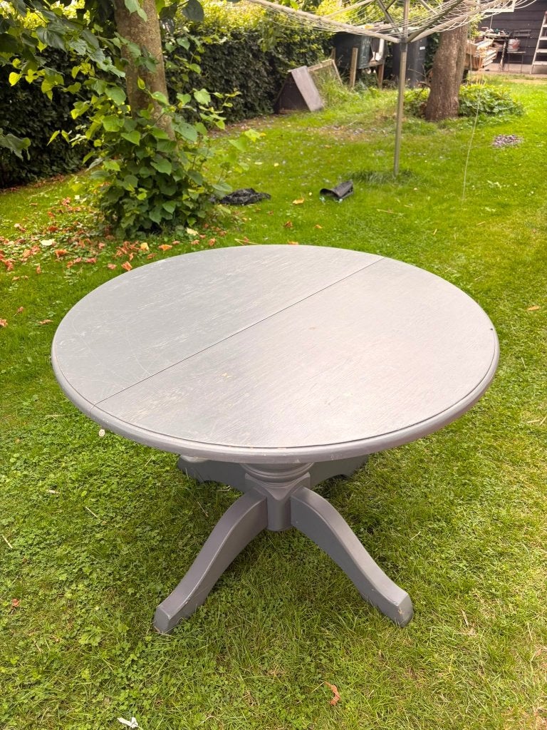 Ronde uitschuiftafel (105 cm), Ophalen, Rond, Vier personen, Overige houtsoorten