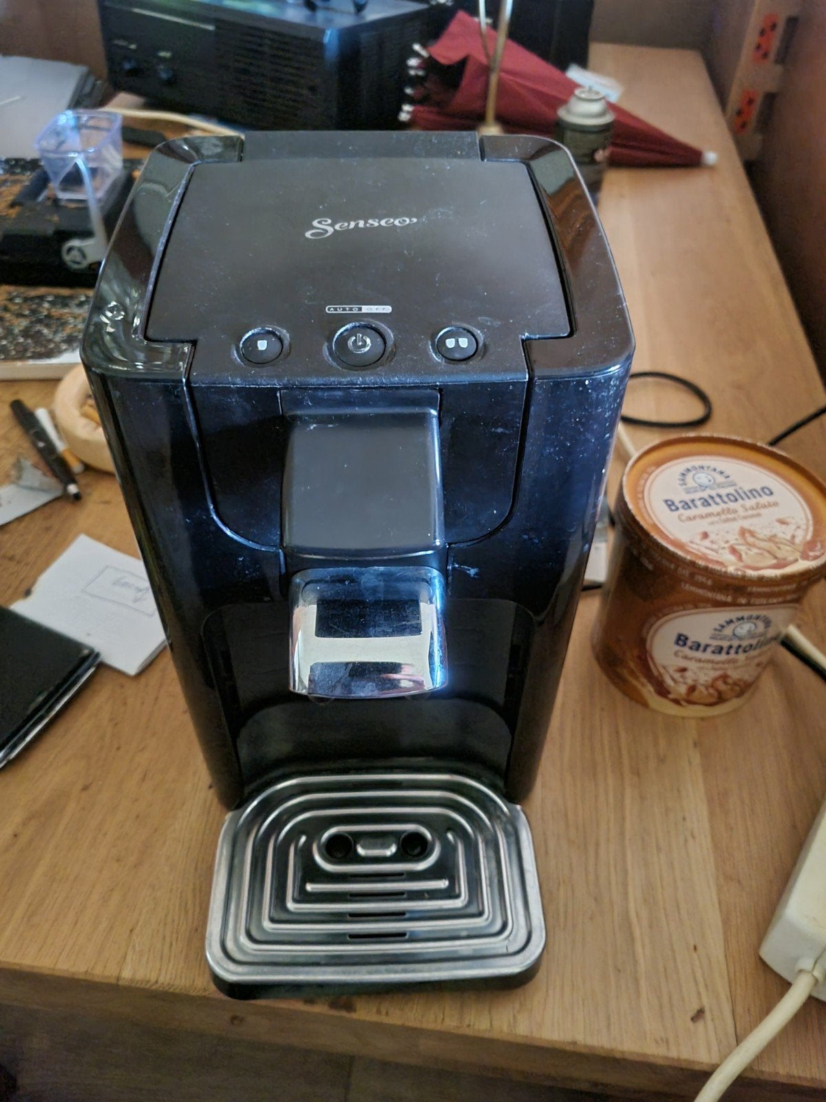 senseo vandaag 20 euro, Ophalen, Gebruikt, Overige modellen, Koffiepads en cups