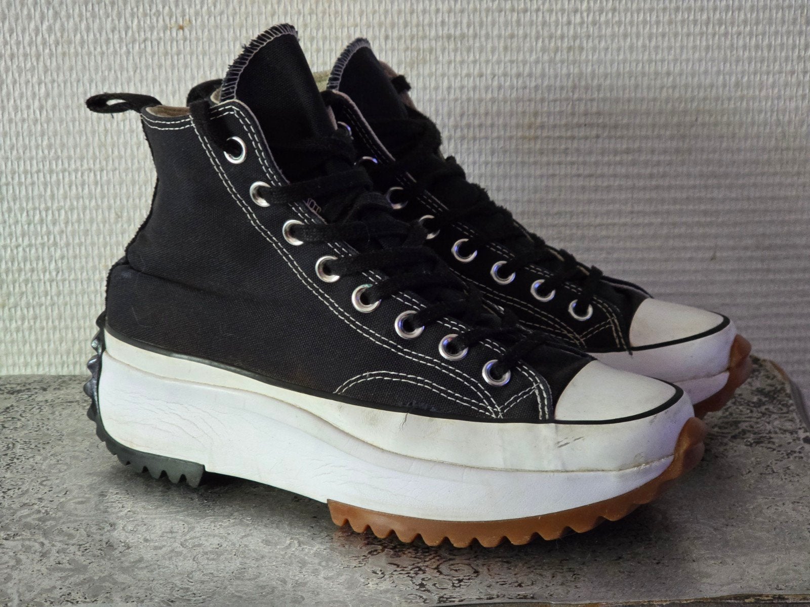 Converse Run Star Hike Hi Zwart Maat 40, Zwart, Converse, Ophalen of Verzenden, Sneakers of Gympen