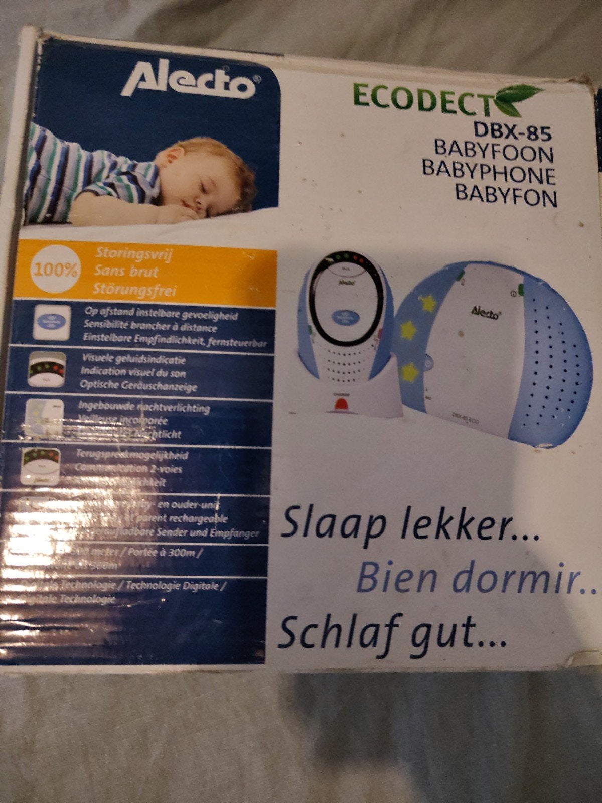 Alecto DBX-85 ECO Babyfoon - Storingvrij en Digitaal, Ophalen of Verzenden