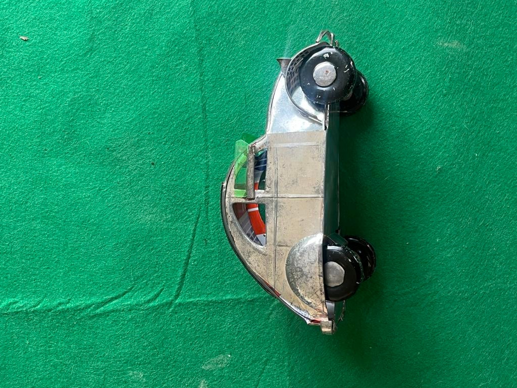 Vintage blikken speelgoedauto - Citroën 2CV, Overige merken, Gebruikt, Auto, Groter dan 1:32