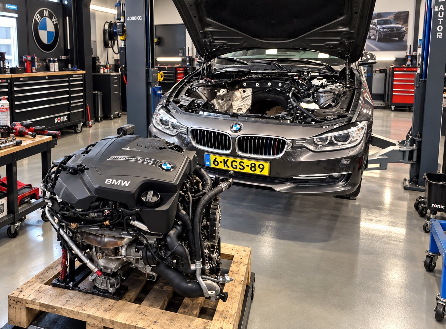 BMW 3-Serie 2.0 320I Touring AUT 2013 Bruin km 95000, Achterwielaandrijving, 4 cilinders, Bruin, 3-Serie