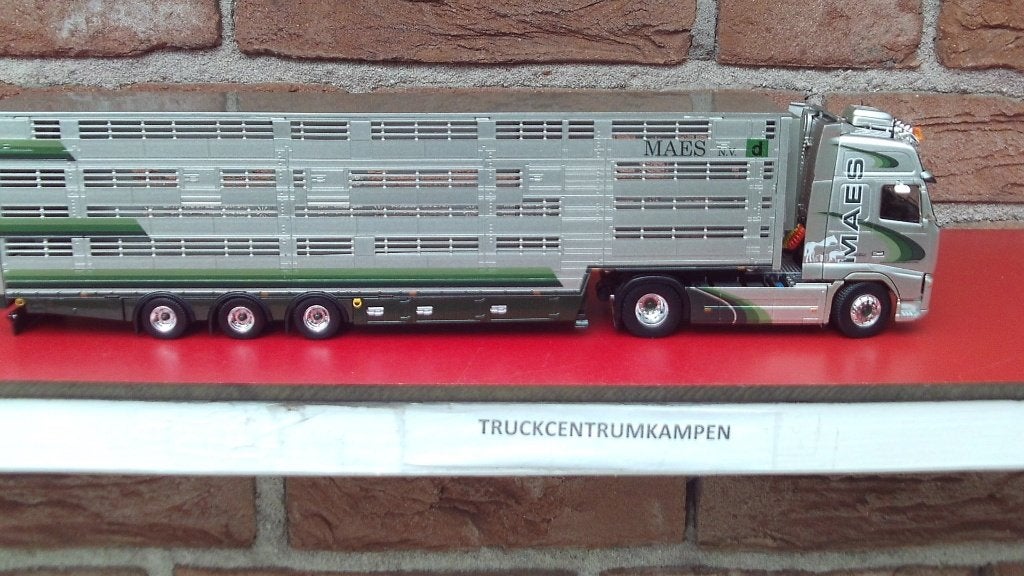 Tekno  Volvo  FH02  Globetrotter  van  Maes., Hobby en Vrije tijd, Modelauto's | 1:50, Ophalen of Verzenden, Nieuw, Bus of Vrachtwagen