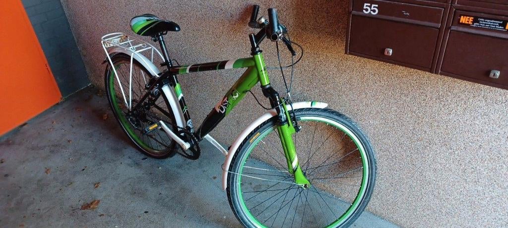 Jongens fiets, Ophalen of Verzenden, Gebruikt, Aanhangfiets, 80 kg of meer