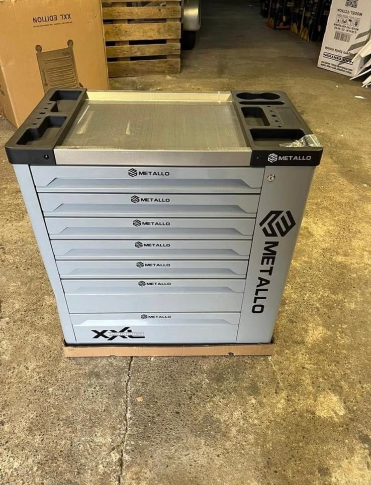 Metallo Gereedschapswagen met Zijkast – Gevuld, Ophalen, Gevuld, Nieuw