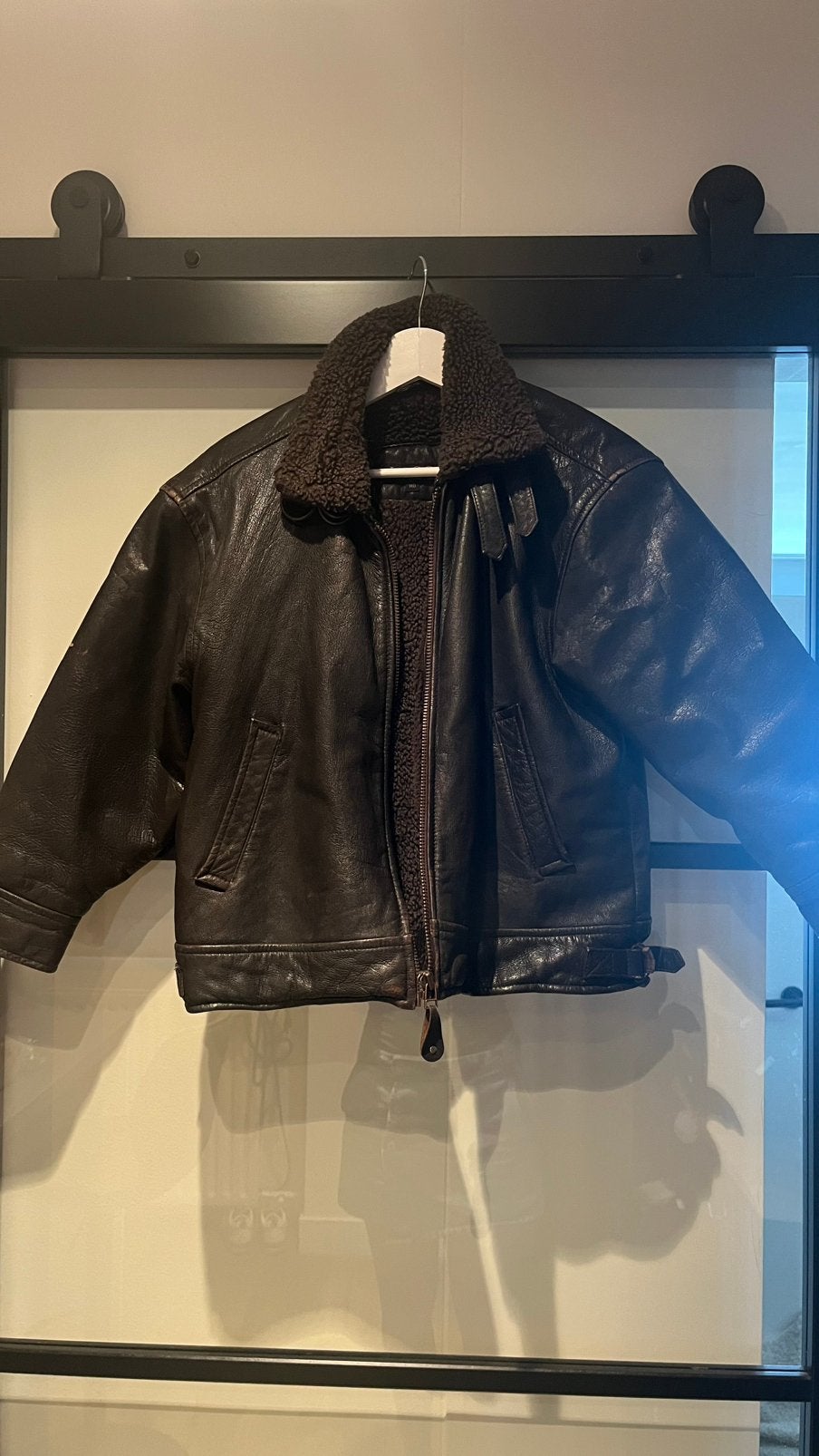 Vintage jacket L.O.G.G, Ophalen of Verzenden, Zo goed als nieuw, Maat 46 (S) of kleiner, Bruin