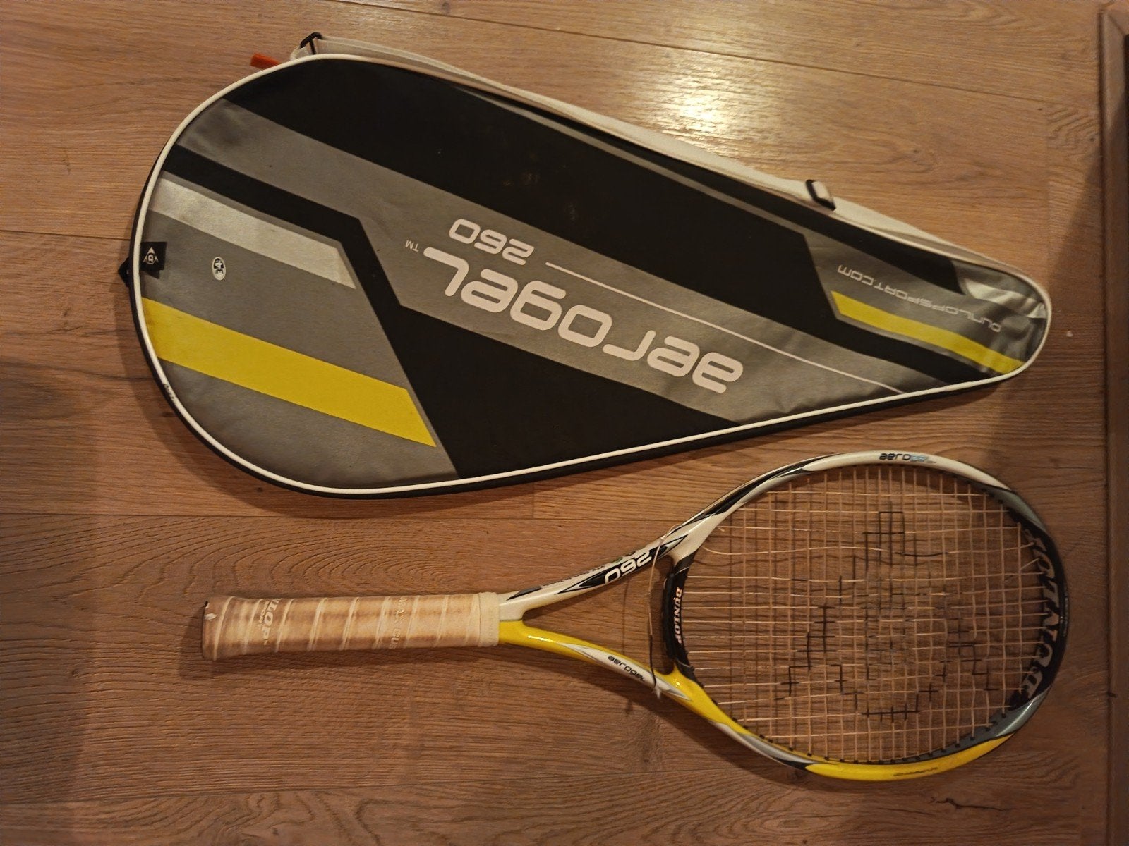 Dunlop Aerogel 260 Tennisracket - Snaar moet vervangen, Ophalen of Verzenden, Gebruikt, Racket, Dunlop