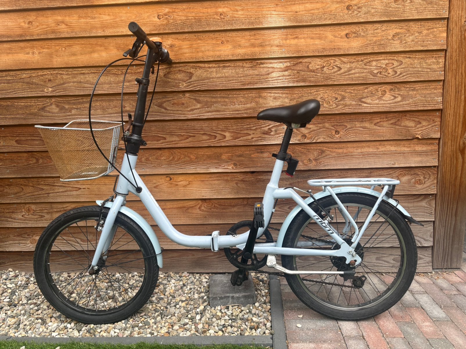 MBM Kangaroo vouwfiets met fietsmandje, Fietsen en Brommers, Fietsen | Vouwfietsen, Ophalen, Gebruikt, 20 inch of meer, Versnellingen