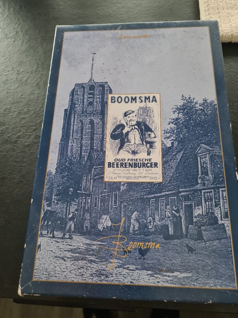 Boomsma Oud Friesche Beerenburger set met kruik en glaasjes, Verzamelen, Ophalen of Verzenden, Zo goed als nieuw, Overige typen