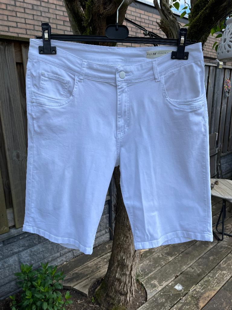 Para-Mi witte korte broek mt 44 zgan, Para Mi, Kort, Wit, Maat 42/44 (L)