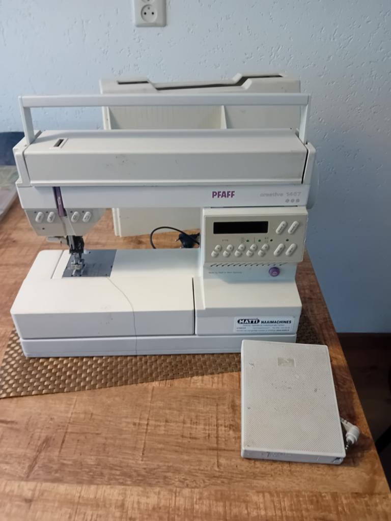 Pfaff naaimachine dubbeltransport ,doet het  niet, Ophalen of Verzenden, Gebruikt, Naaimachine, Pfaff