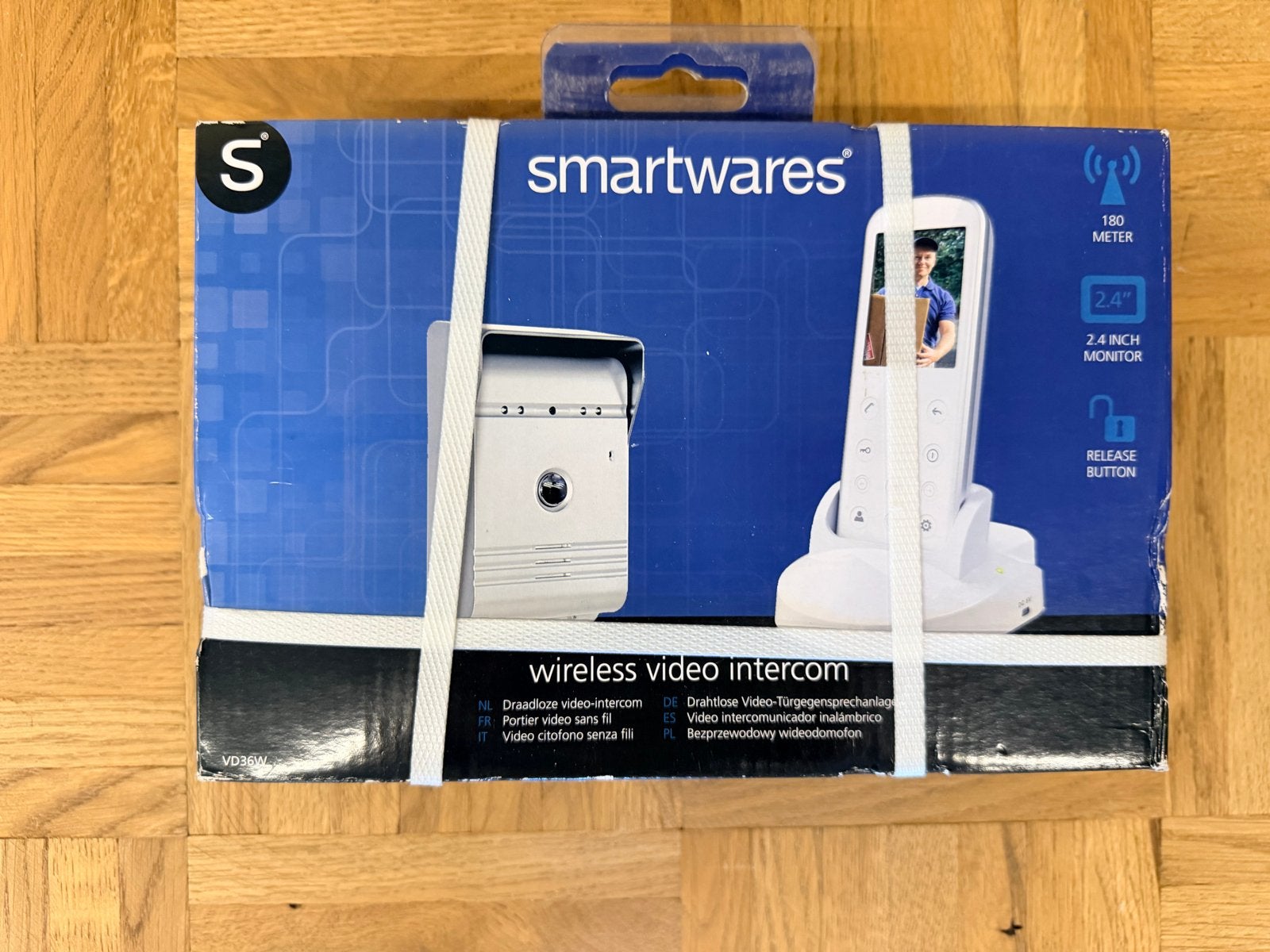 Smartwares draadloze video intercom deurbel - Nieuw, Ophalen, Bewegingsdetectiesensor, Nieuw, Draadloos