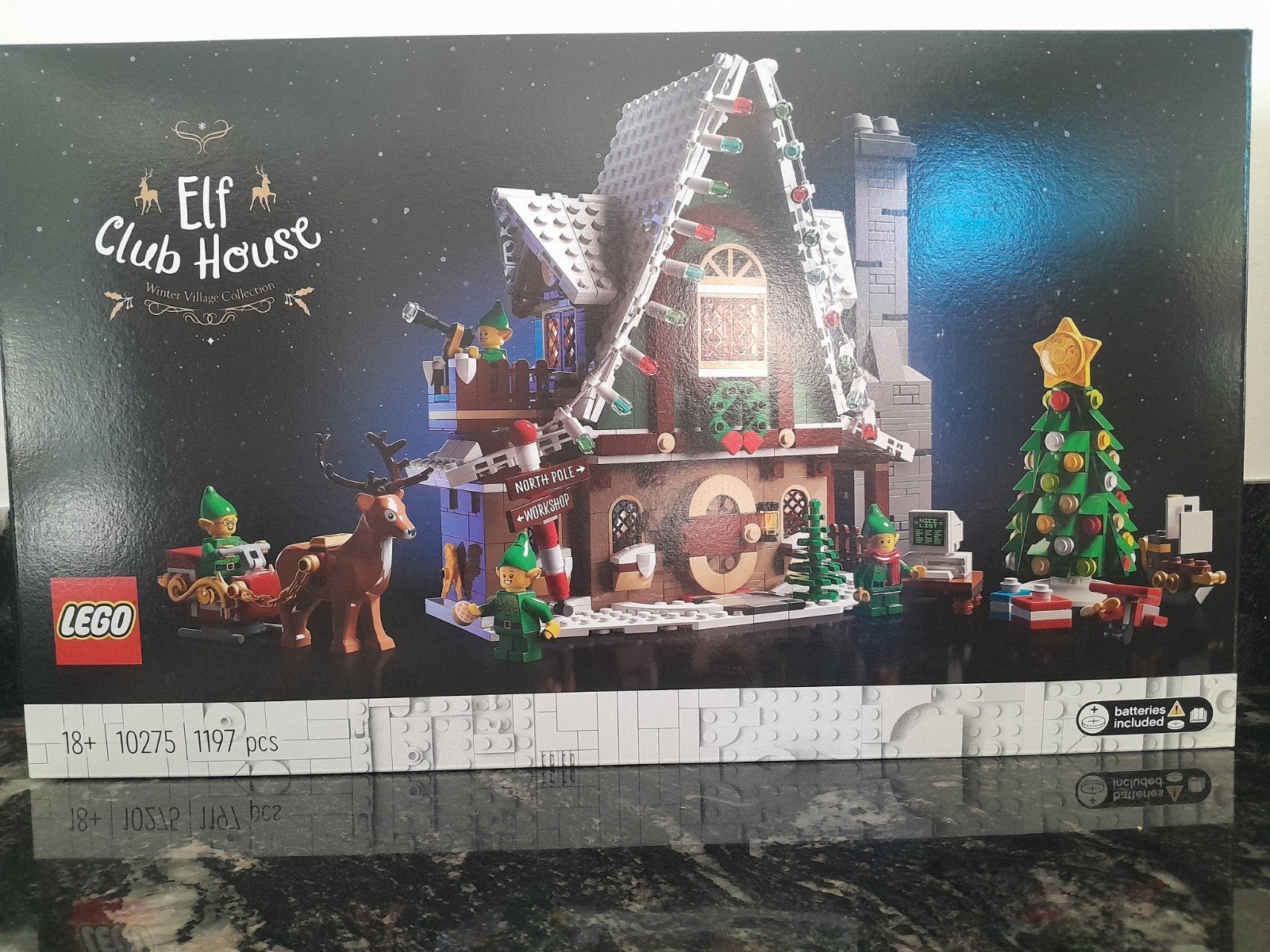 LEGO Elf Club House 10275 - Winter Village Collection, Ophalen of Verzenden, Nieuw