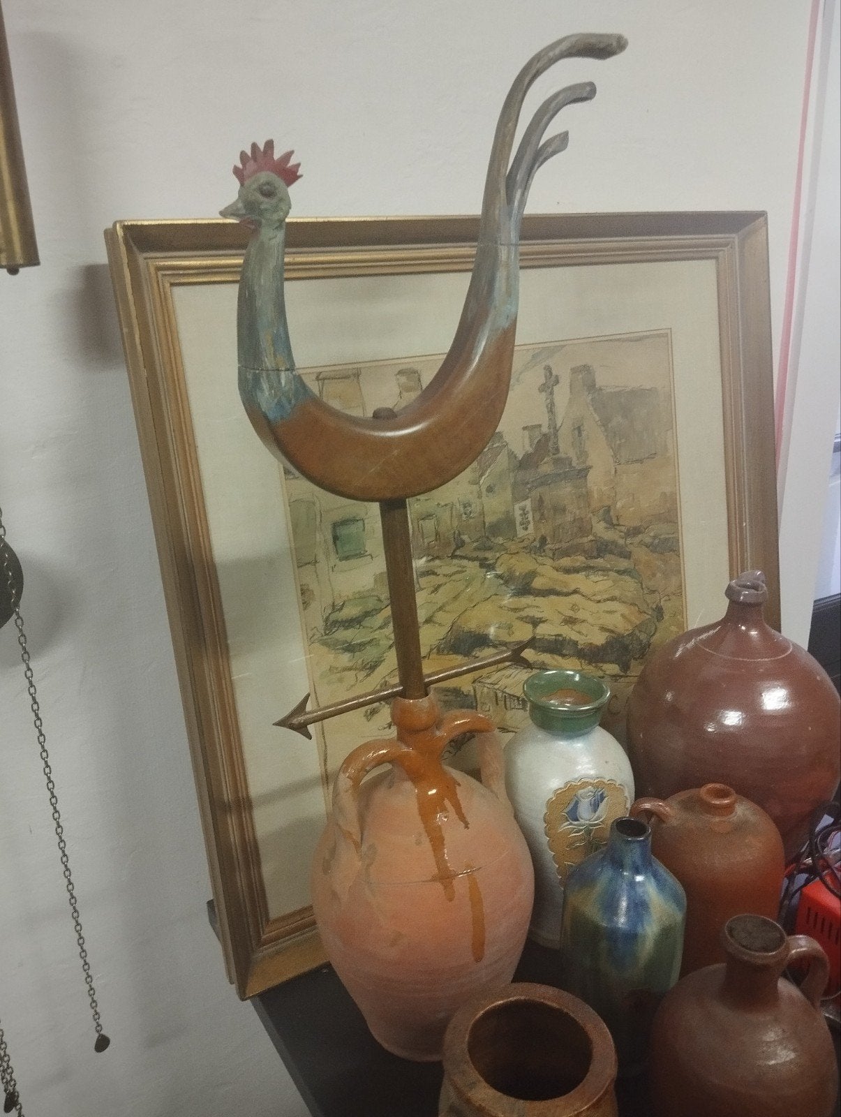 decoratieve haan, Antiek en Kunst, Ophalen