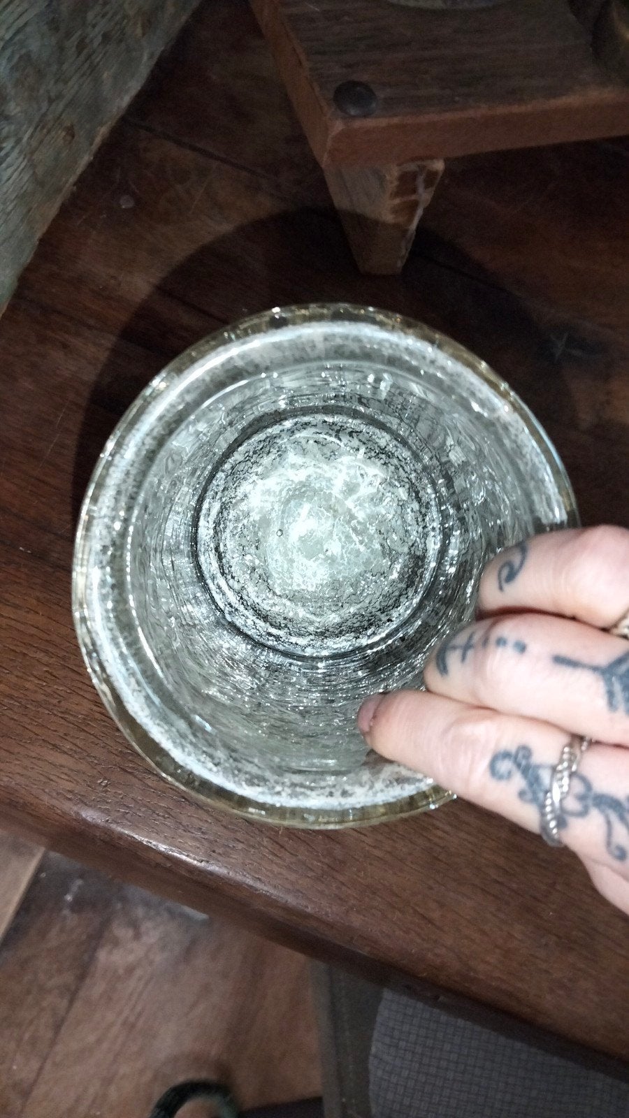 Mooi degelijk waxinelichtje waxineglas, Gebruikt, ., Waxinelichthouder, Ophalen of Verzenden
