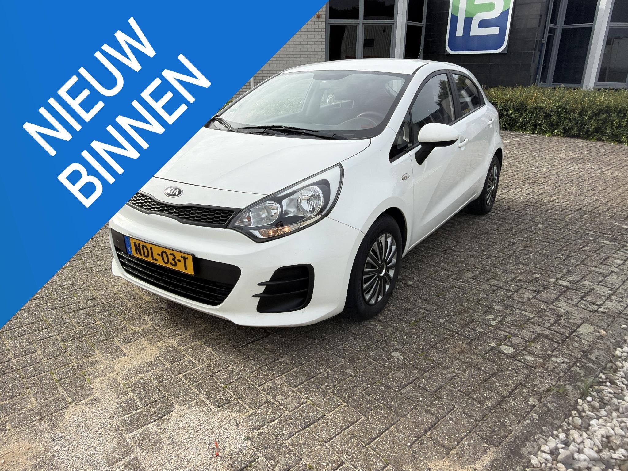 Kia Rio 1.2 CVVT ComfortLine, Gebruikt, Euro 6, 4 cilinders, Wit
