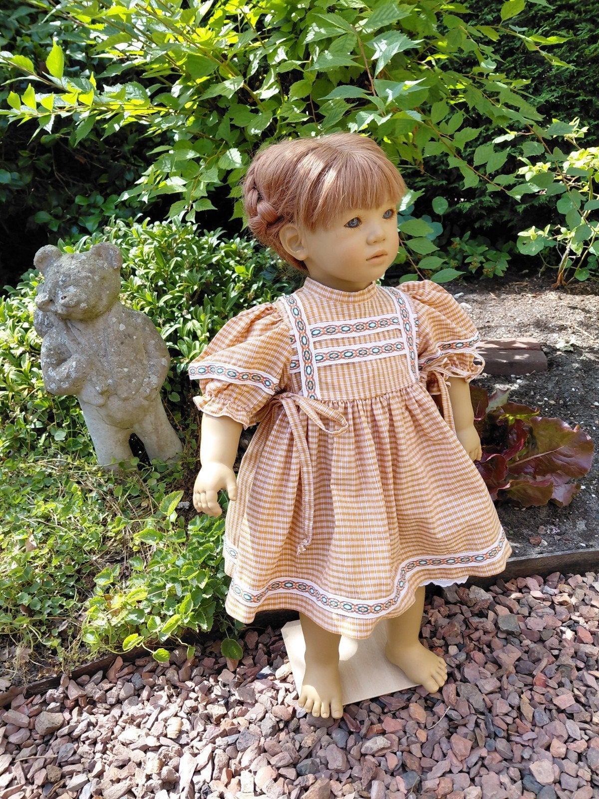 Liliane van Himstedt pop - 65 cm met originele doos, Verzamelen, Poppen, Ophalen of Verzenden, Gebruikt, Pop
