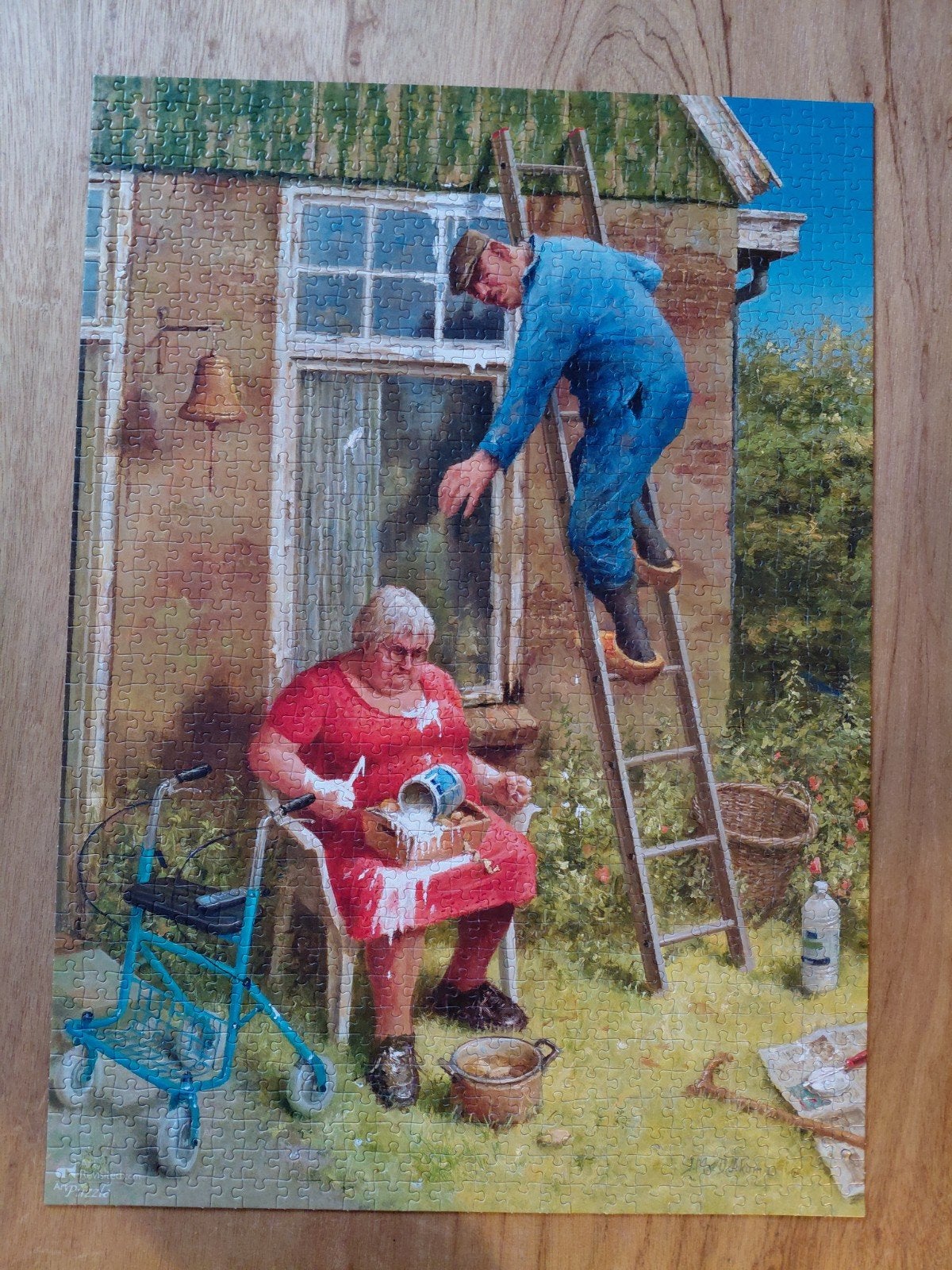 Marius van Dokkum puzzel, Hobby en Vrije tijd, Ophalen, 500 t/m 1500 stukjes, Zo goed als nieuw