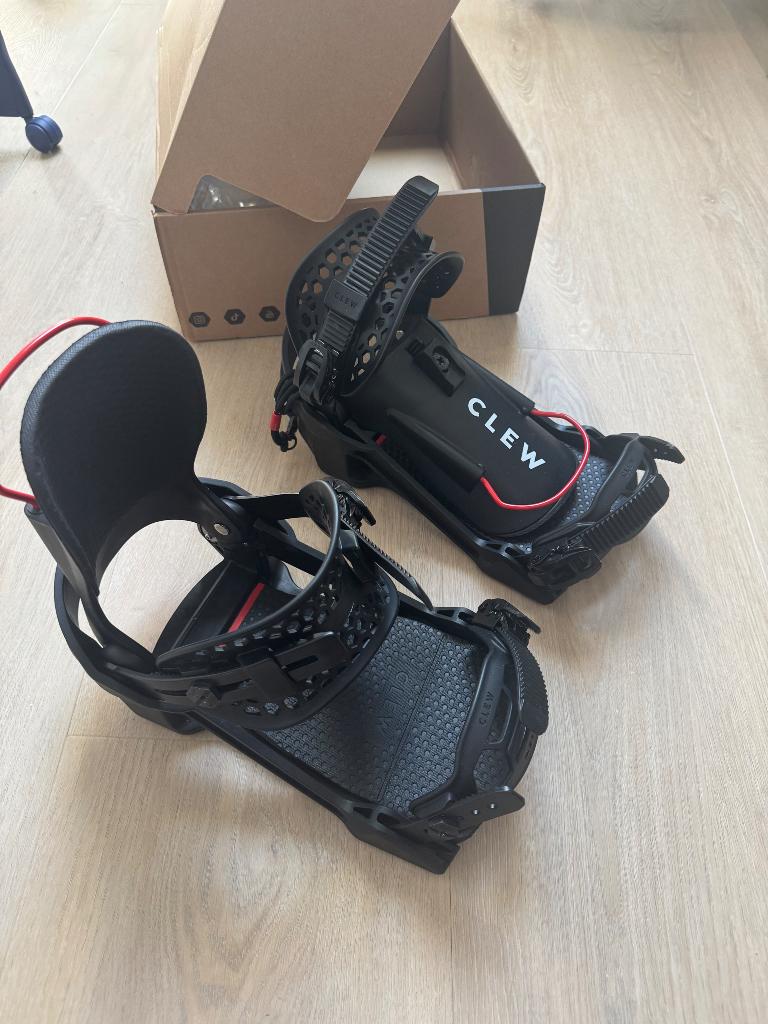 Clew Freedom 1.0 snowboard bindingen – zwart (2025), Ophalen, Zo goed als nieuw, Bindingen