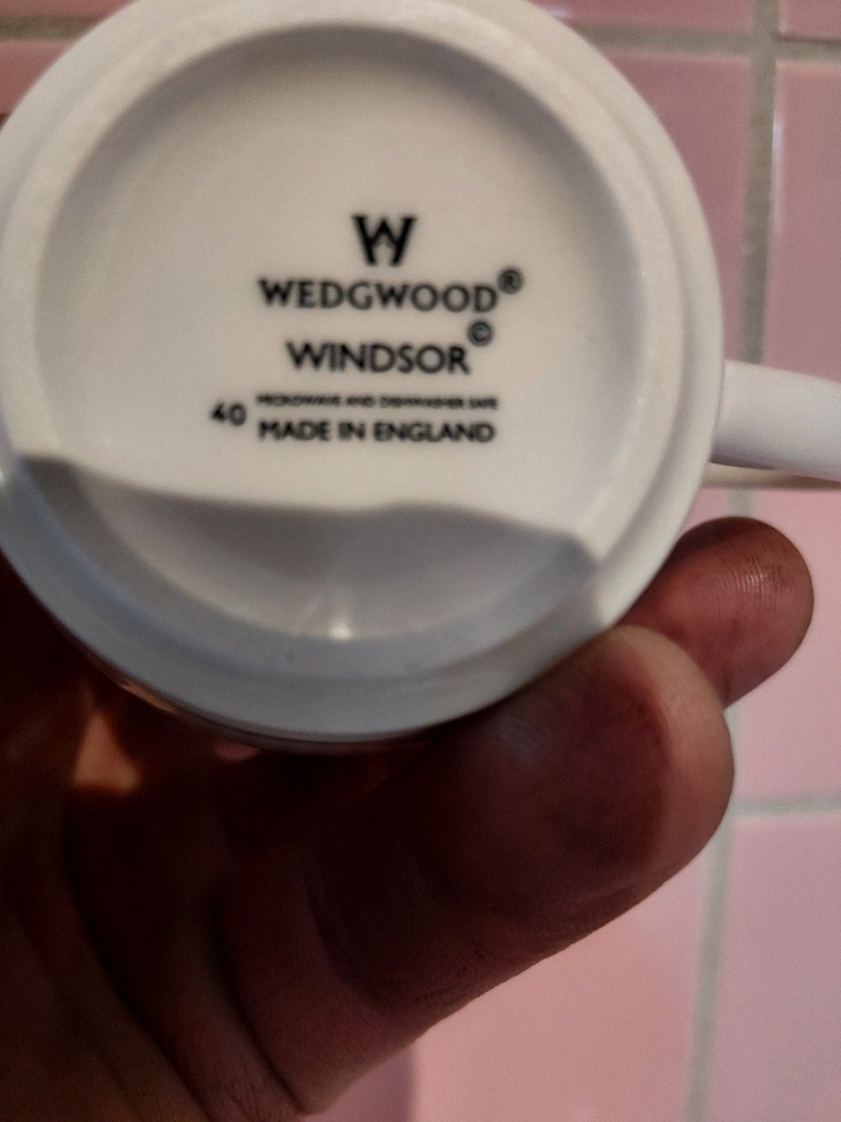 Wedgwood windsor, Ophalen, Zo goed als nieuw, Porselein, Kop en/of schotel