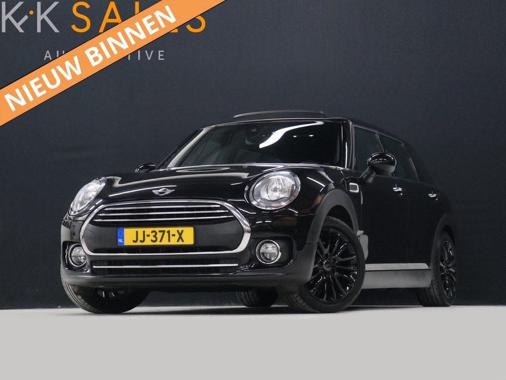MINI Clubman 1.5 One Pepper Business [SCHUIFKANTELDAK, CRUIS, Auto's, Voorwielaandrijving, Gebruikt, Leder en Stof, Zwart